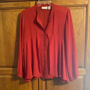 Chico's Scarlet Blouse